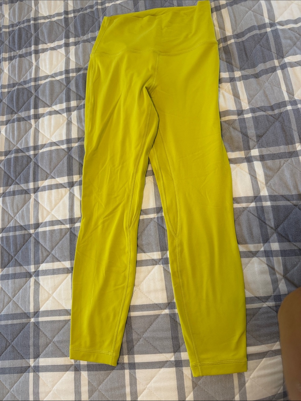 lululemon athletica Bright Lime Green High-Rise Leggings